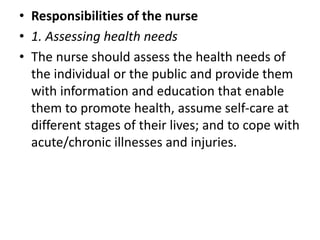 Nurses ' Role In Health Promotion
