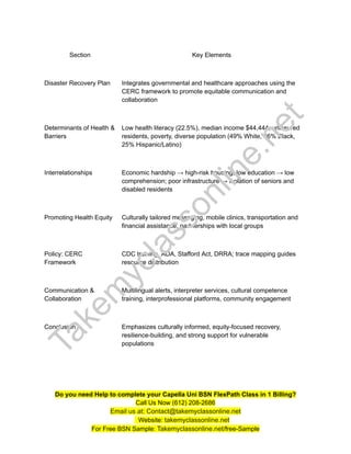 NURS FPX 4055 Assessment 3 Disaster Recovery Plan.pdf
