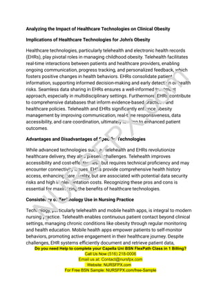 nurs fpx 4900 assessment 3 assessing the problem technology care ...