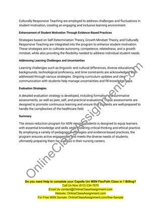 NURS FPX 6105 Assessment 4 Assessment Strategies and Complete Course ...