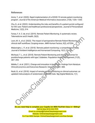 NURS FPX 6416 Assessment 1 Needs Assessment Meeting with Stakeholders.pdf