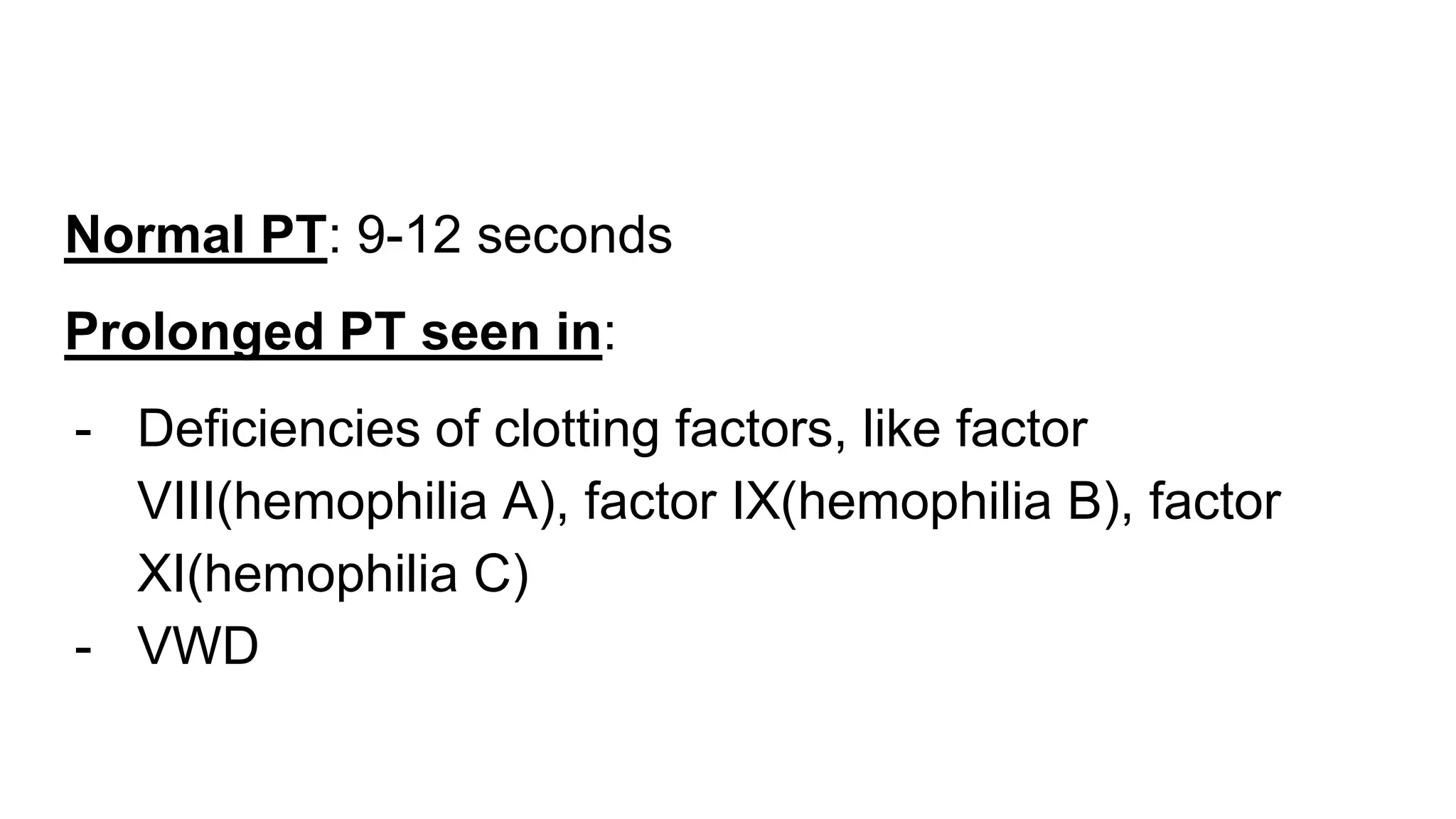 BT, CT, PT, INR - Pathology - Nursing | PPTX