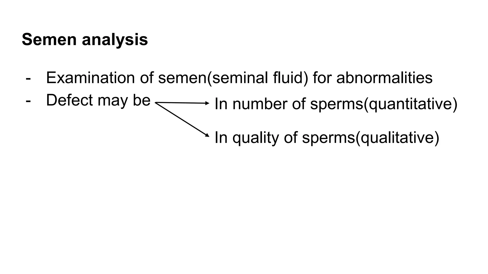 Seminal Uid Analysis Gastric analysis, Semen analysis - Pathology | PPTX
