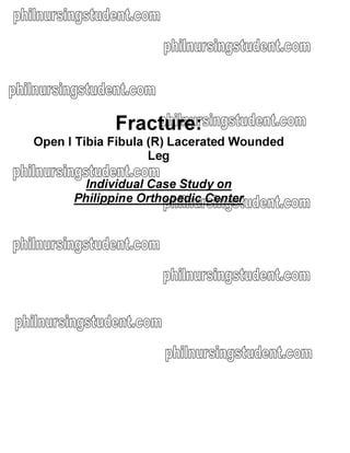 Nursing case-study-orthopedic-fracture-philnursingstudent