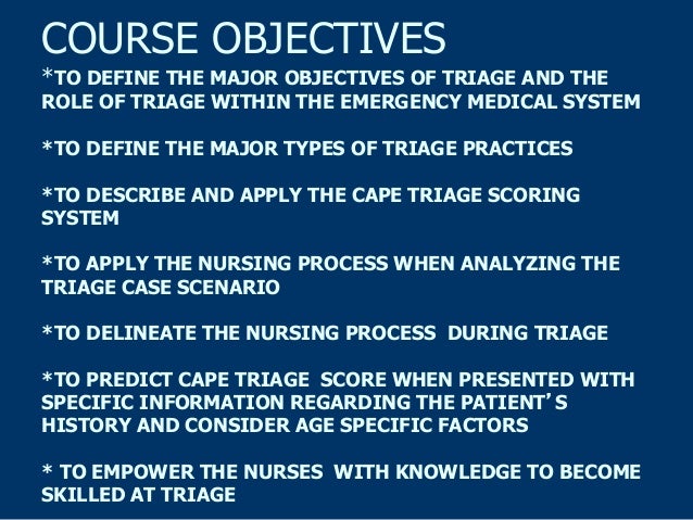 triage nursing