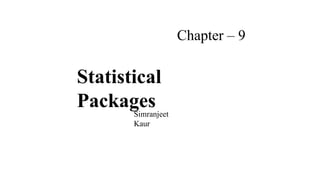 NURSING-INFORMATICS-Chapter-8-Statistical-Packages.ppt