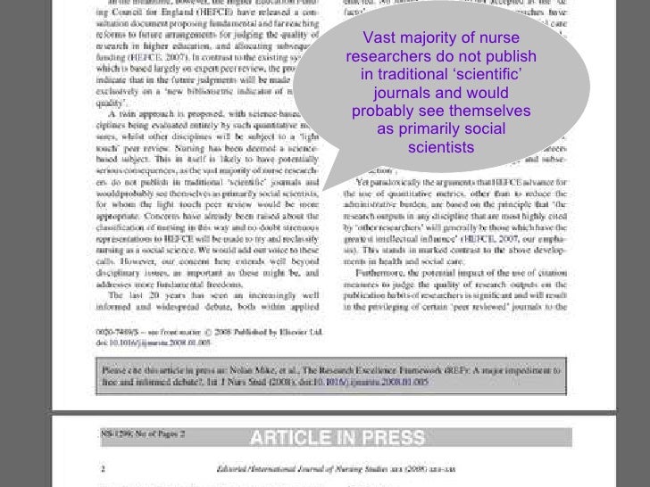 How to write a nursing literature review