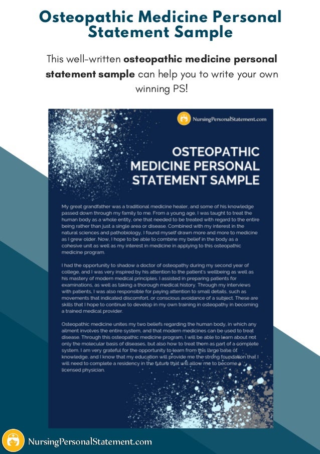 Personal statement examples for jobs image