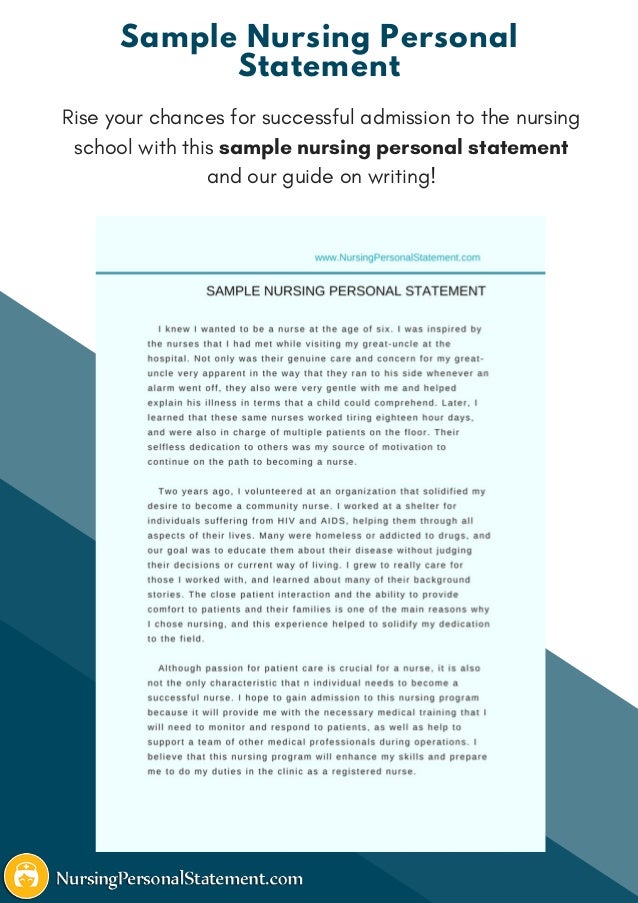 msn personal statement examples