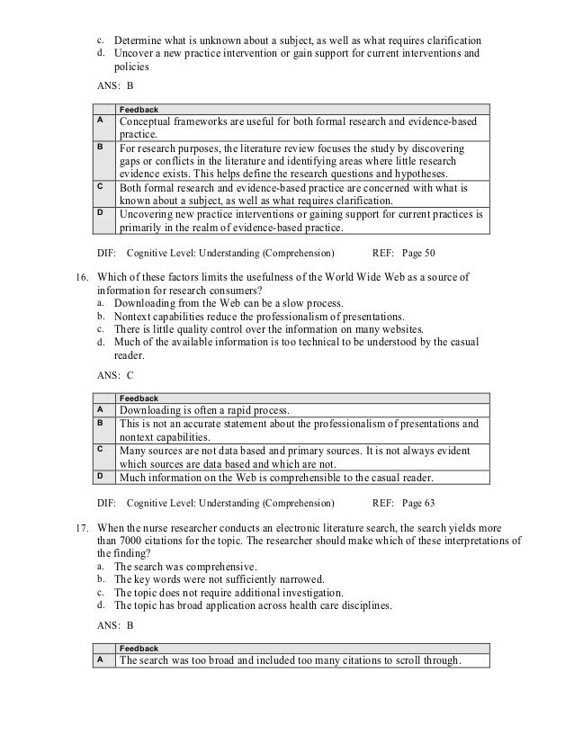 Nursing research methods and critical appraisal for evidenced based p…