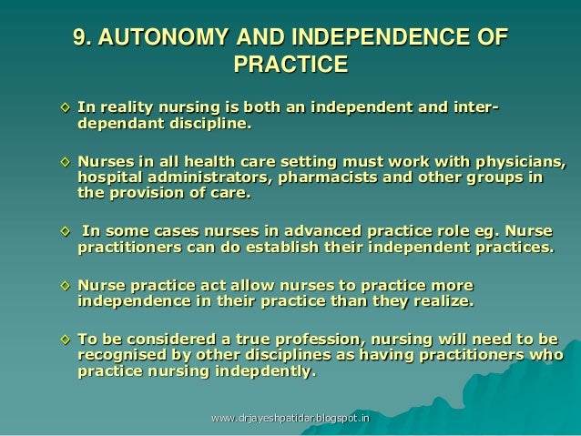 ethical principle of autonomy in nursing ethical principle of autonomy in nursing