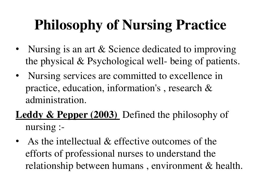 Nursing as a profession