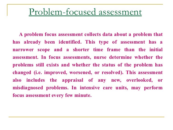 Self report assessment definition nursing