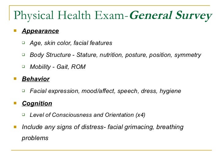 Nursing Assessment Nursing Assessment