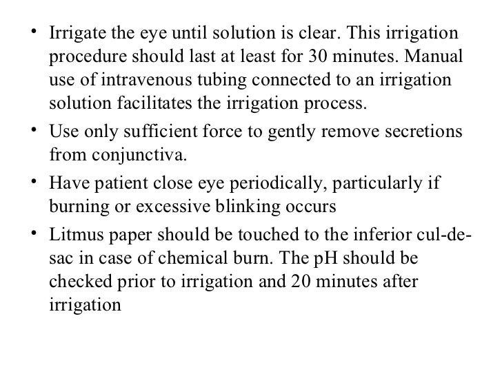 for solution nasal irrigation assessment 3 eye of part Nursing