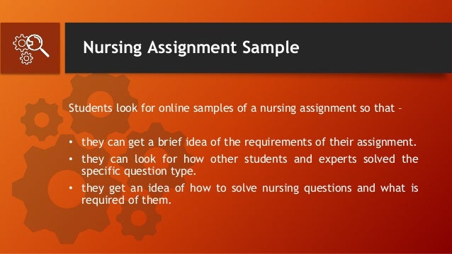 nursing assignments examples
