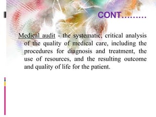 Nursing audit | PPTX
