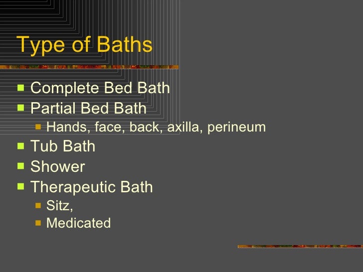 Bathing And Skin Care