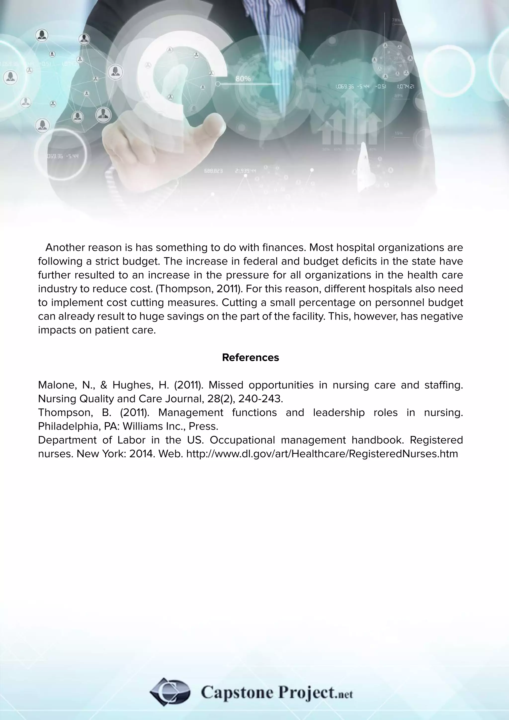 Nursing capstone paper sample pdf