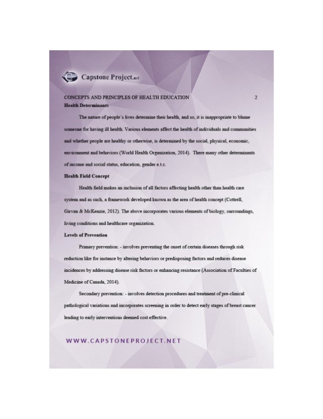 Examples of nursing projects picture