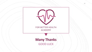 Many Thanks
GOOD LUCK
29
 