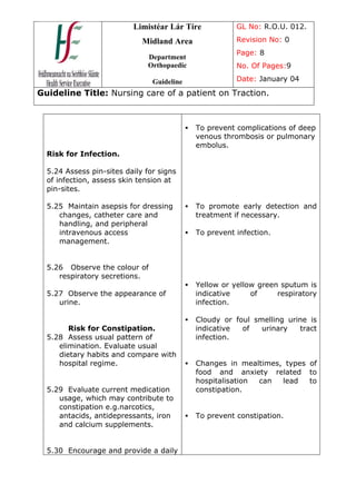 Nursing care of patient on traction | PDF