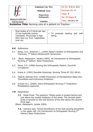 Nursing care of patient on traction | PDF