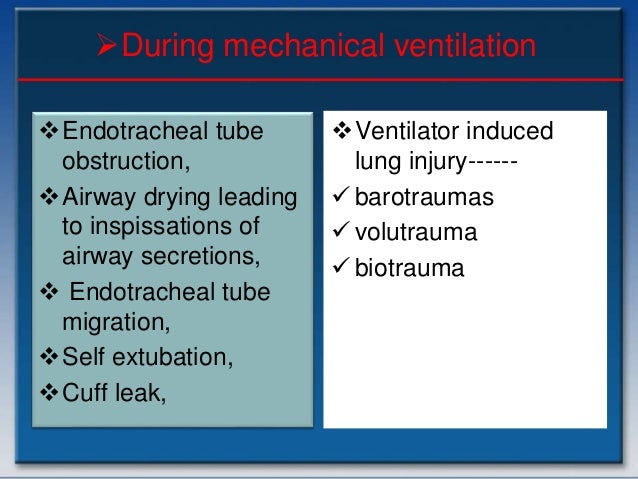 Nursing Care Of Ventilated Patient