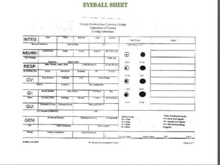 EYEBALL SHEET
 