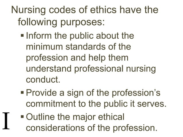 Nursing code of ethics | PPT