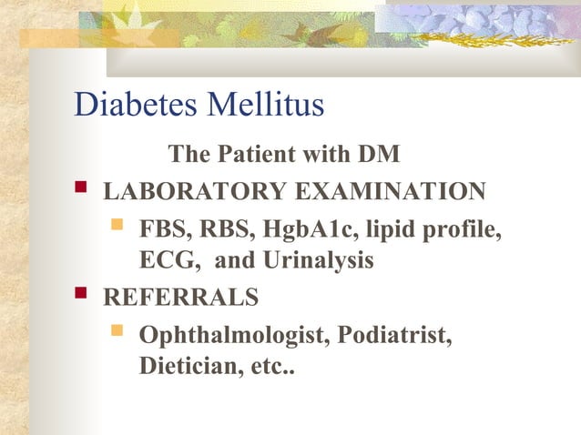 A PowerPoint presentation on Nursing Diabetes Mellitus | PPT | Diabetes ...