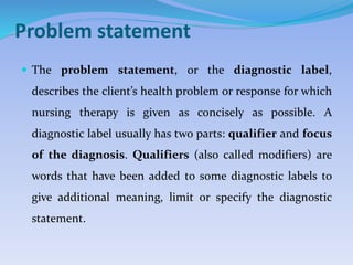 Nursing diagnosis | PPTX