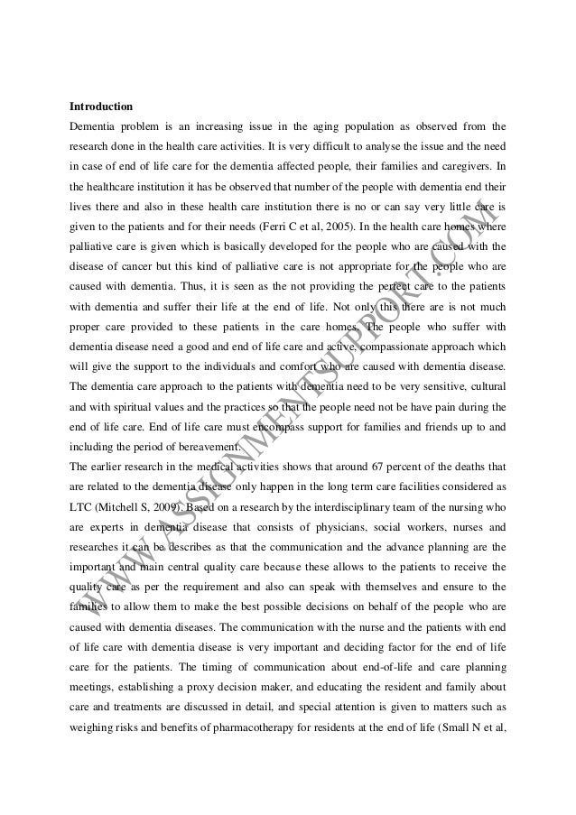 nursing dissertation sample