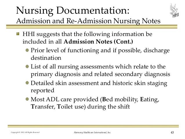 How to write focus nursing notes