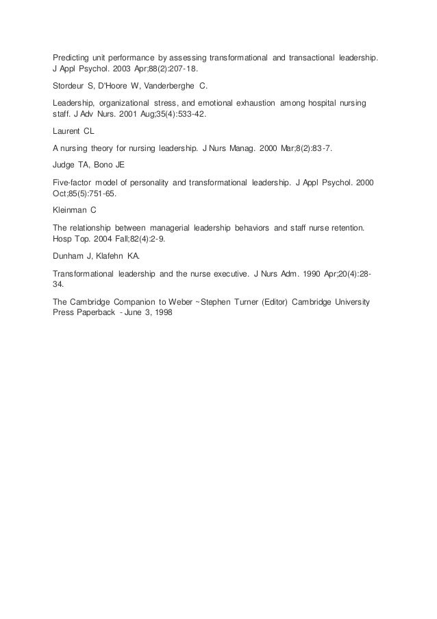 leadership and management in nursing essay