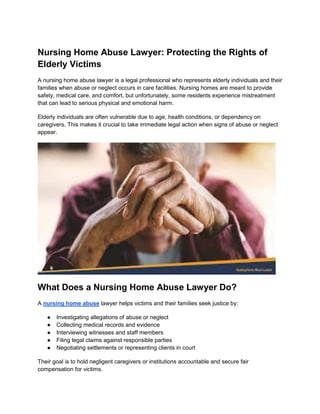 Wi Member Rights Nuring Home.pdf nursing home abuse.Protecting the Rights of Elderly Victimspdf | PDF