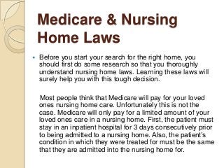 Understanding Nursing Home Laws