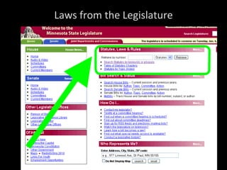 Laws from the Legislature 