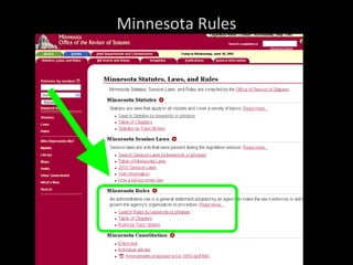 Minnesota Rules 