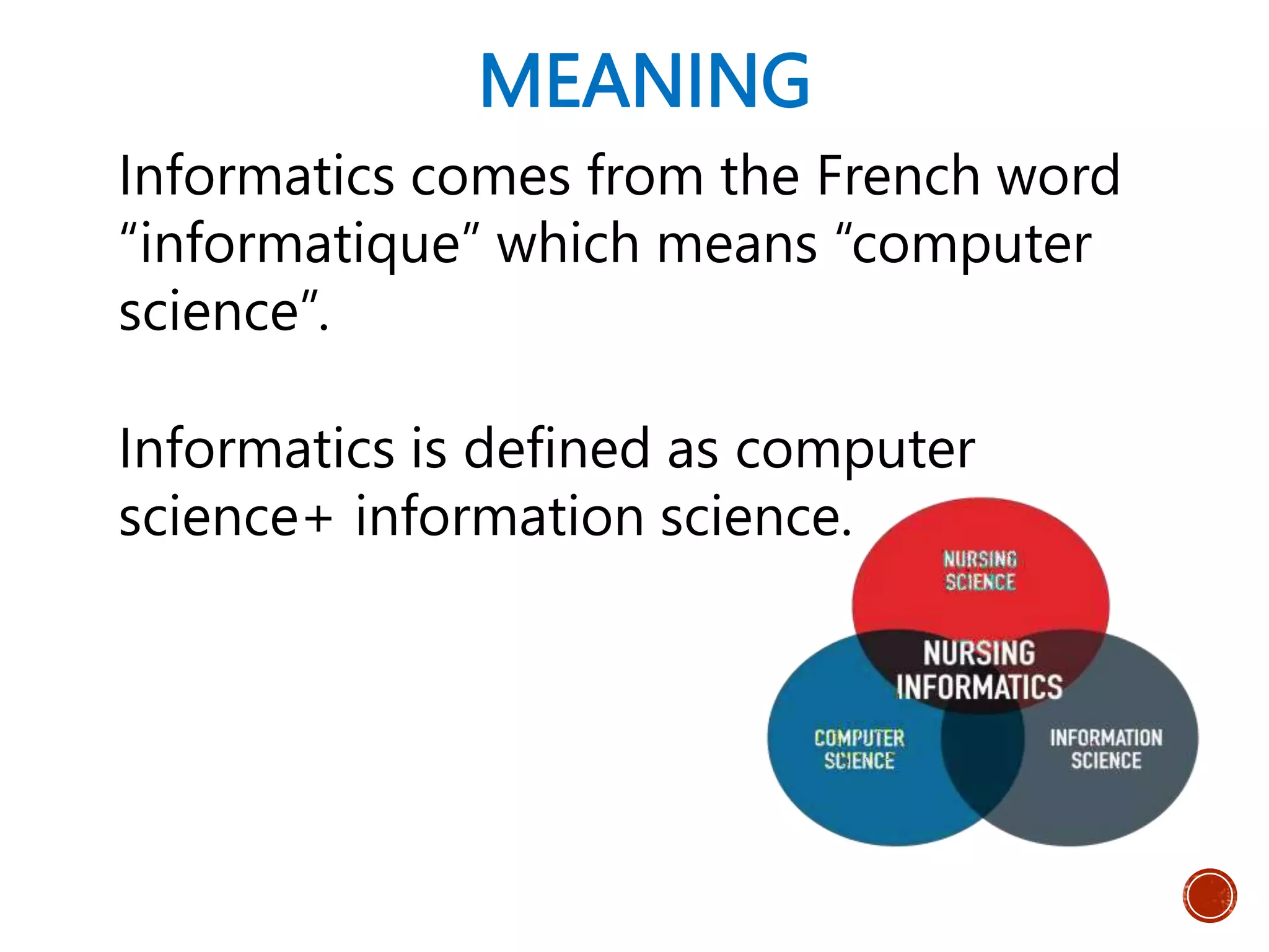 Nursing Informatics.pptx | Healthcare Industry | Industries