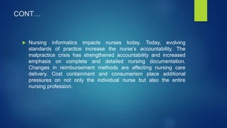 Nursing informatics and healthcare policy, privacy confidentiality and ...