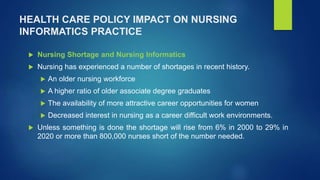 Nursing informatics and healthcare policy, privacy confidentiality and ...