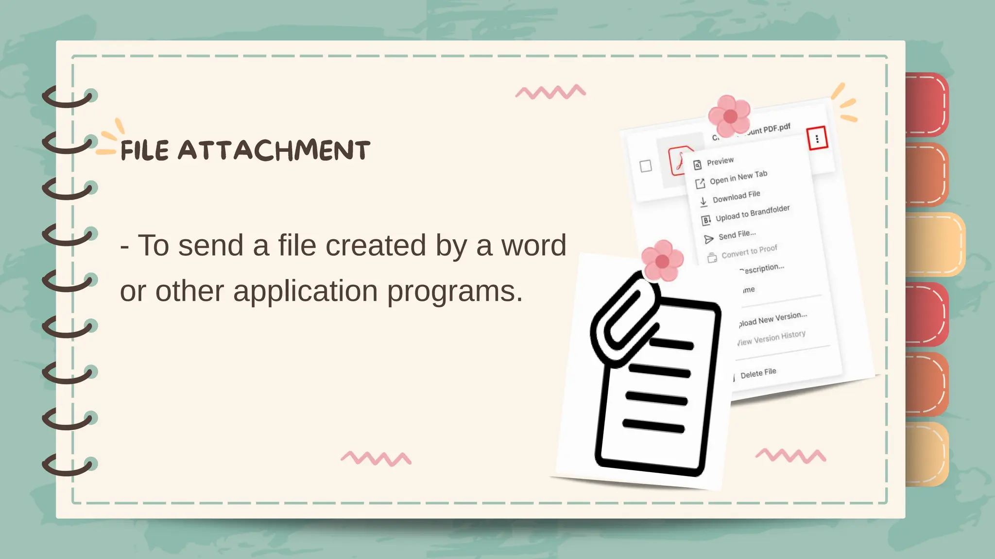 )
)
)
)
)
)
)
)
)
- To send a file created by a word
or other application programs.
)
)
)
)
)
)
)
)
)
 