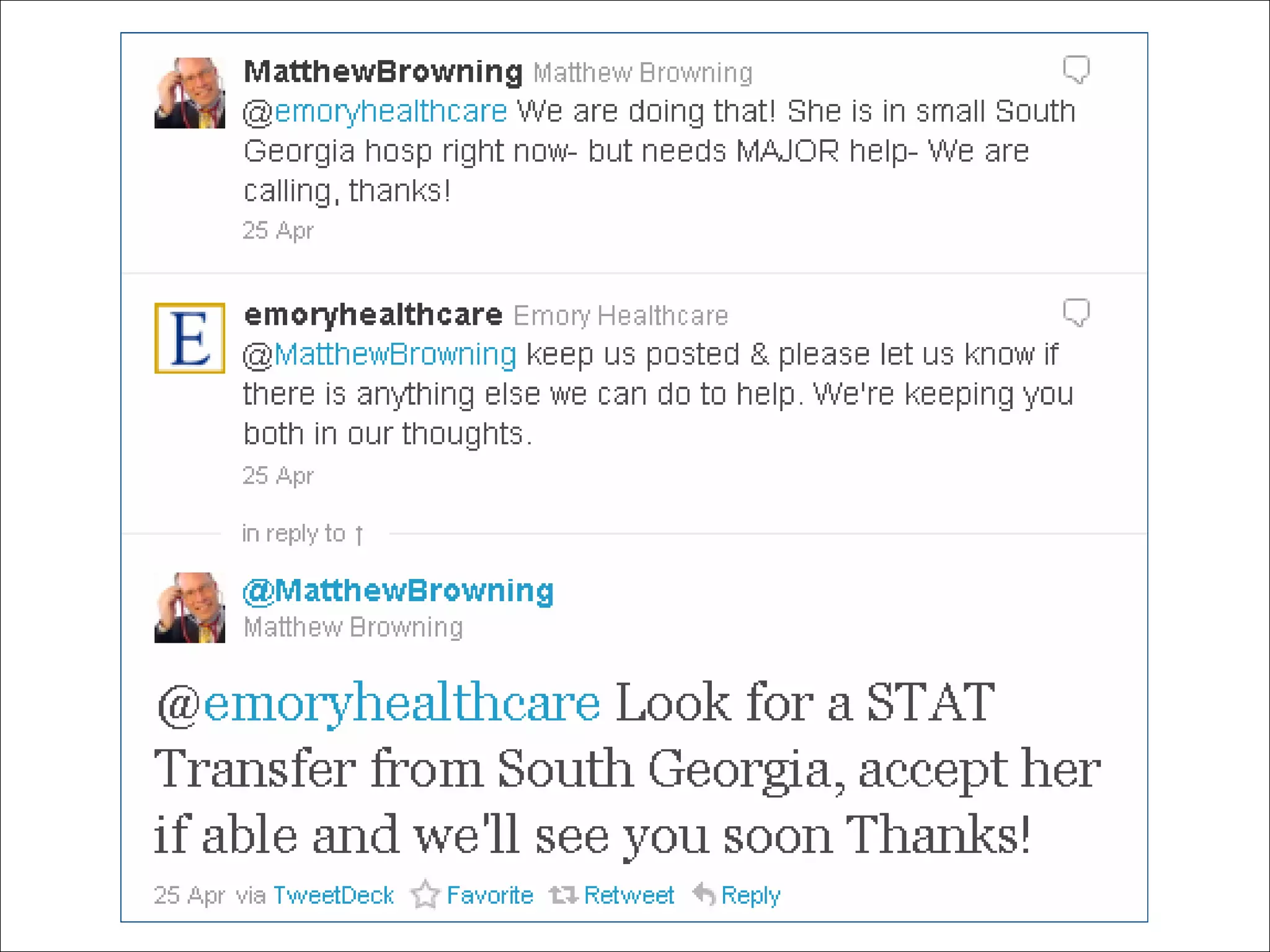 Emory Healthcare Blog: http://bit.ly/m07r09 