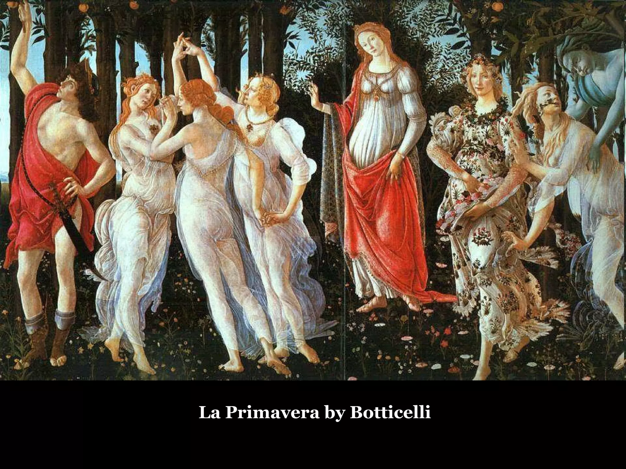 Page     La Primavera by Botticelli 