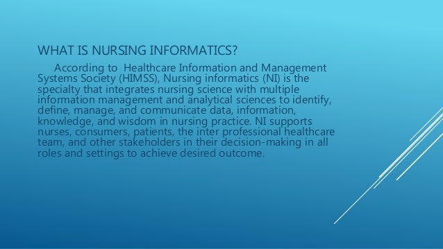 Nursing informatics ppt 3 