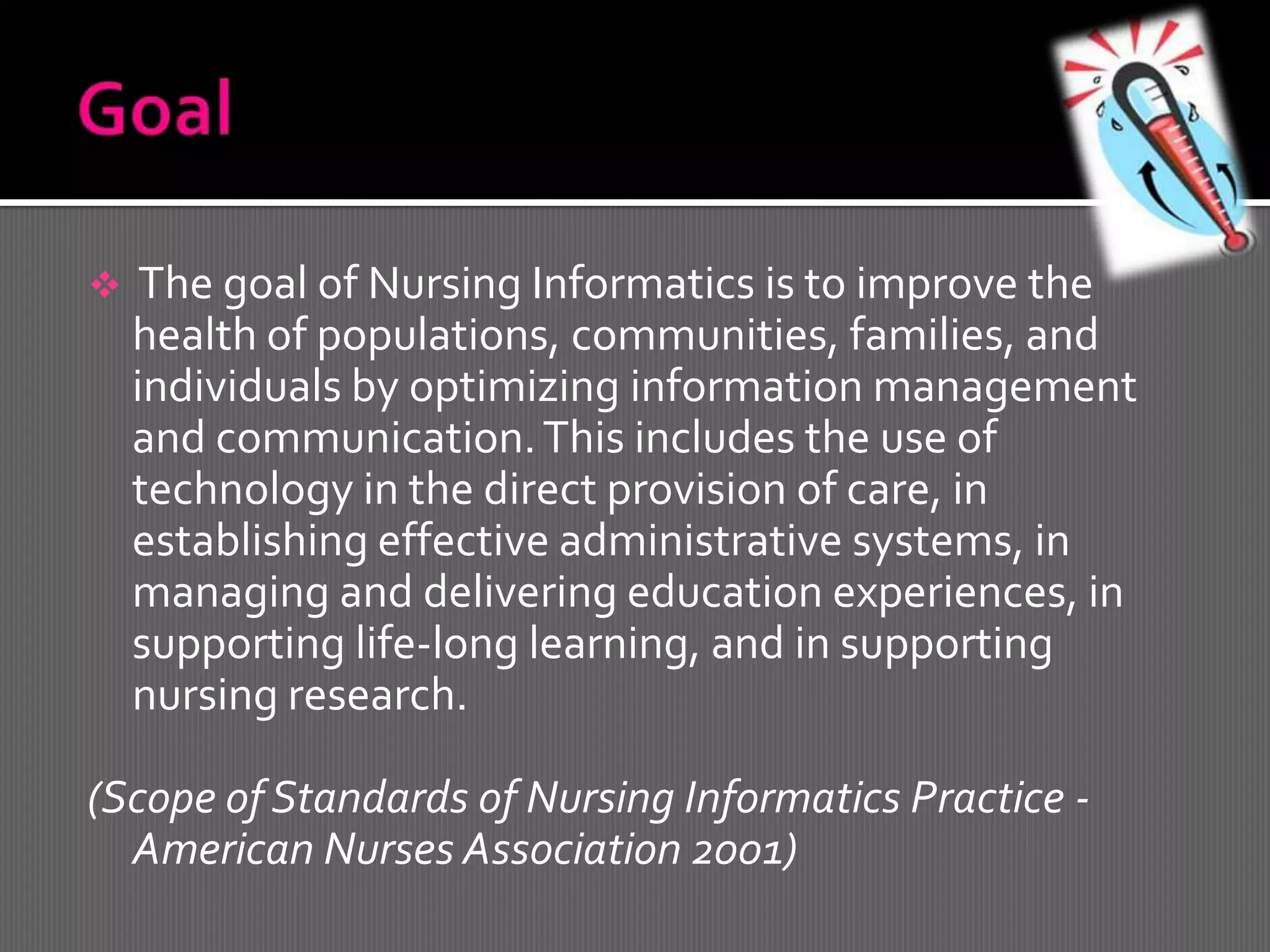Nursing informatics presentation | PPTX