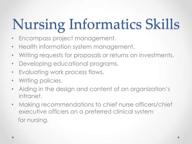 Nursing informatics Group 3 | PPT