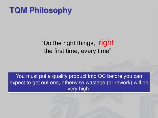 total quality management putting the customer Total quality management initial tqm definitions were customer-focused put forward a different approach that is based on applying total quality at three. total quality management putting the customer Total quality management initial tqm definitions were customer-focused put forward a different approach that is based on applying total quality at three.