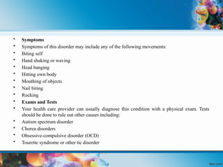 NURSING MANAGEMENT OF CHILDHOOD AND ADOLESCENT DISORDER INCLUDING ...